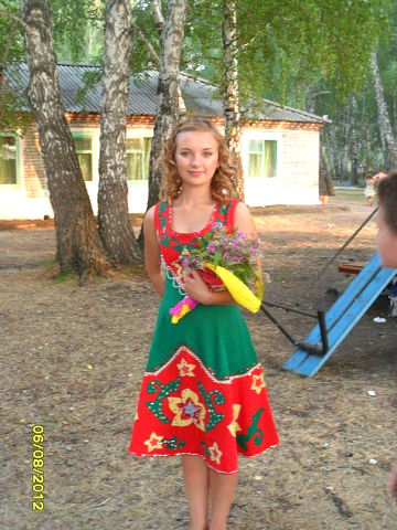 Анна Балашова - вожатая в дестком лагере