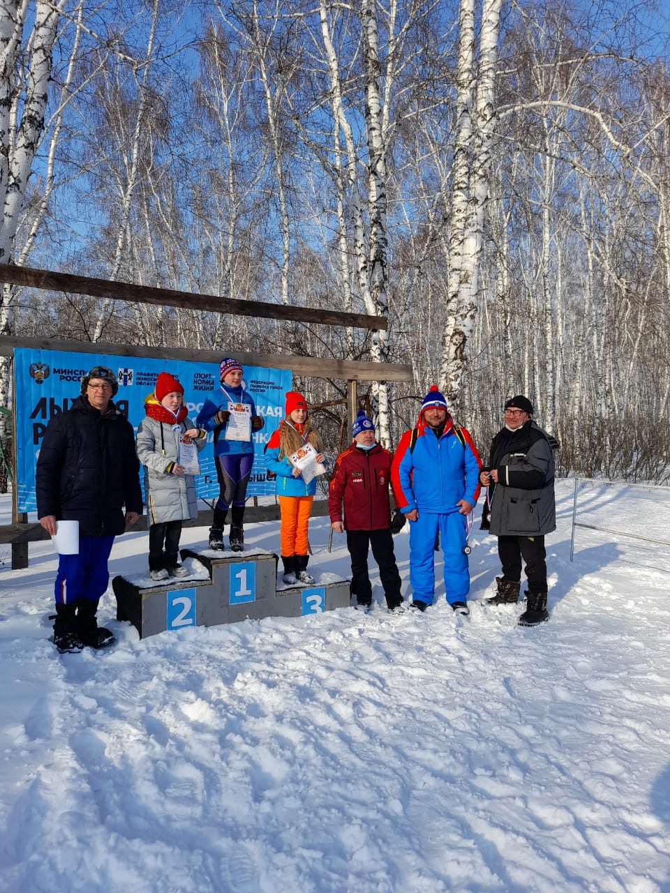 Лыжники Барабинский район 2013